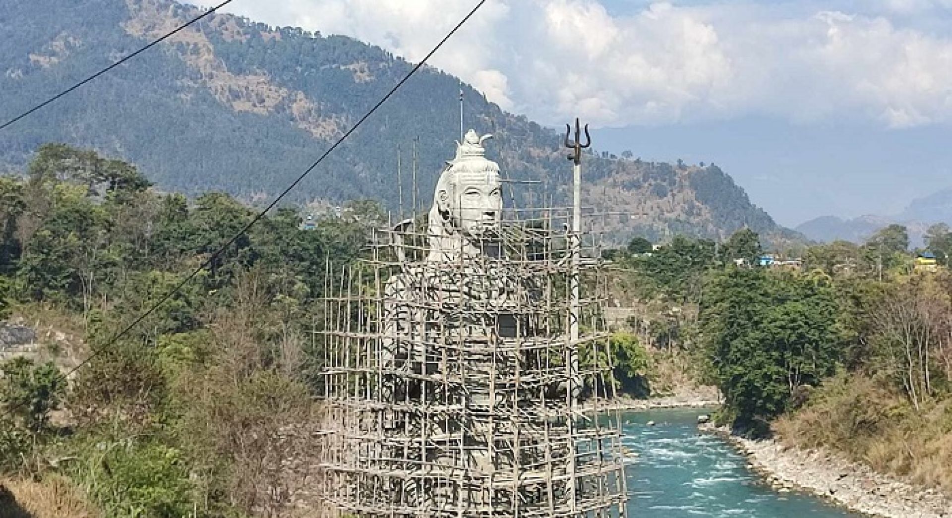 लमजुङमा १०८ फिटको महादेवको मूर्ति निर्माण हुँदै, डेढ महिनाभित्र सकिने 